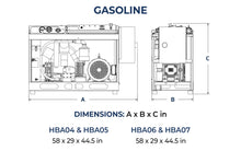 Load image into Gallery viewer, Horizontal Breathing Air Gas &amp; Diesel Engine Compressor (HBA)
